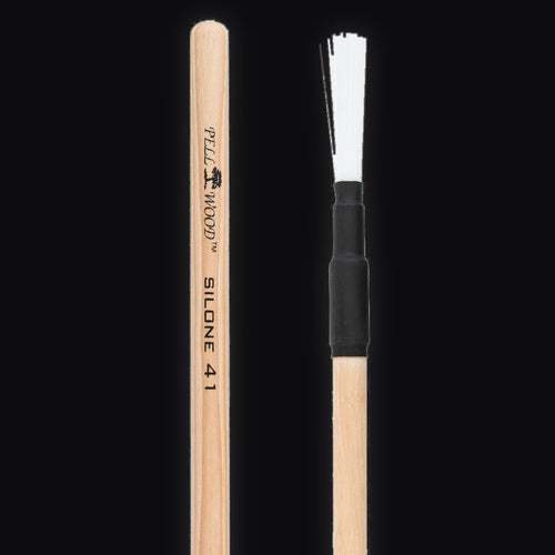 Pellwood 41 Silone Hickory Brush – shown side by side