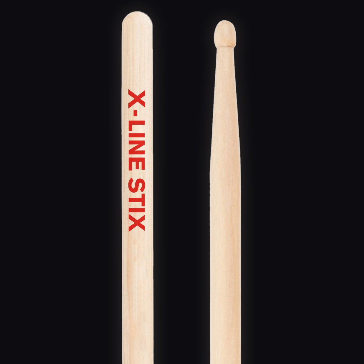 Pellwood X-Line 5A Medium Maxi drumsticks – butt end and tip