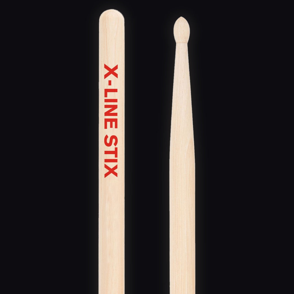 Pellwood X-Line 5B Classic drumsticks – butt end and tip