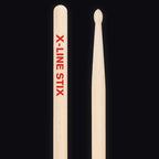 Pellwood X-Line 5B Classic drumsticks – butt end and tip