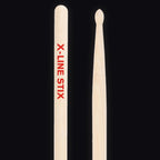 Pellwood X-Line 5B Classic Maxi drumsticks – butt end and tip