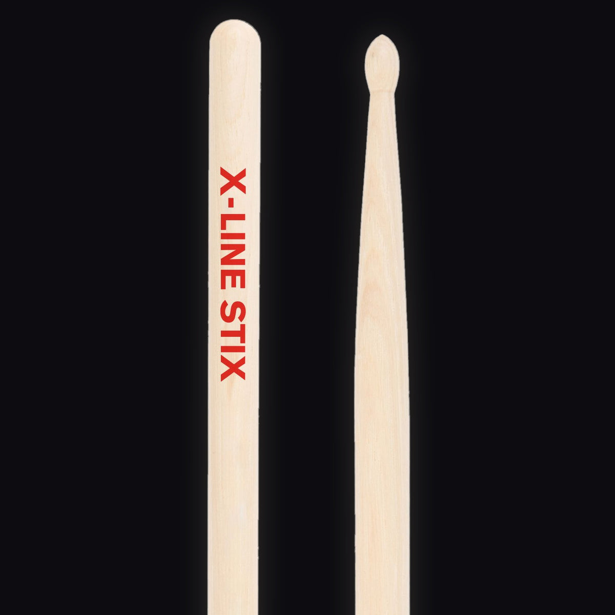 Pellwood X-Line 5B Classic Maxi drumsticks – butt end and tip