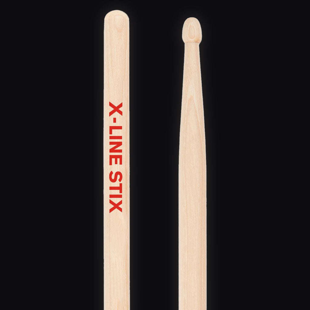 Pellwood X-Line Medium 5A drumsticks – butt end and tip